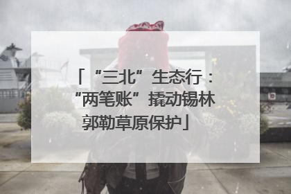 “三北”生态行：“两笔账”撬动锡林郭勒草原保护