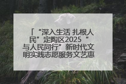 “深入生活 扎根人民”定陶区2025“与人民同行”新时代文明实践志愿服务文艺惠民活动举办