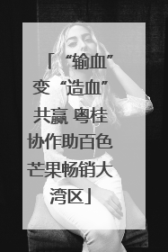 “输血”变“造血”共赢 粤桂协作助百色芒果畅销大湾区