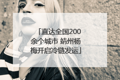 直达全国200余个城市 靖州杨梅开启冷链发运