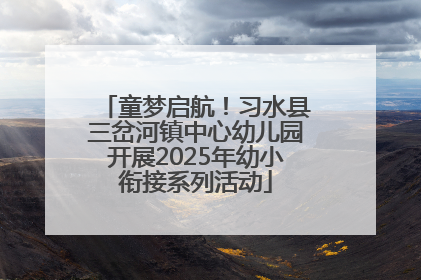 童梦启航！习水县三岔河镇中心幼儿园开展2025年幼小衔接系列活动