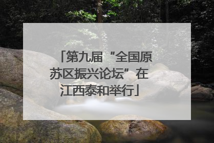 第九届“全国原苏区振兴论坛”在江西泰和举行