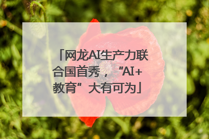 网龙AI生产力联合国首秀，“AI+教育”大有可为