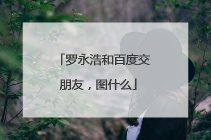 罗永浩和百度交朋友，图什么
