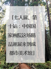 七人展、第十站：中国国家画院这场精品巡展来到成都市美术馆