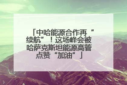 中哈能源合作再“续航”！这场峰会被哈萨克斯坦能源高管点赞“加油”