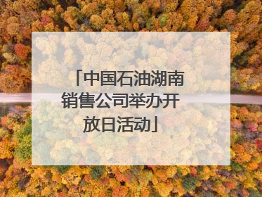 中国石油湖南销售公司举办开放日活动
