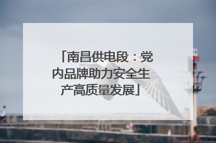 南昌供电段：党内品牌助力安全生产高质量发展