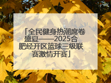 全民健身热潮席卷盛夏——2025合肥经开区篮球三级联赛激情开赛