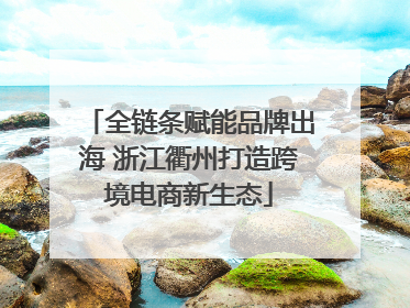 全链条赋能品牌出海 浙江衢州打造跨境电商新生态