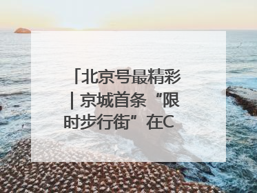 北京号最精彩｜京城首条“限时步行街”在CBD商圈开街