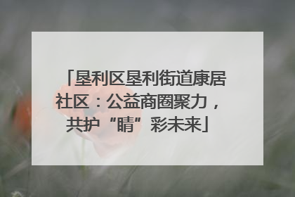 垦利区垦利街道康居社区：公益商圈聚力，共护“睛”彩未来