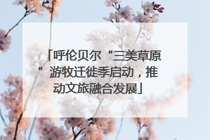 呼伦贝尔“三美草原”游牧迁徙季启动，推动文旅融合发展