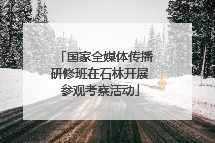 国家全媒体传播研修班在石林开展参观考察活动