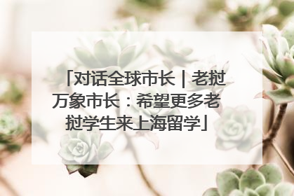 对话全球市长｜老挝万象市长：希望更多老挝学生来上海留学