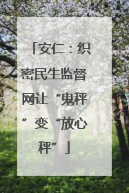 安仁：织密民生监督网让“鬼秤”变“放心秤”