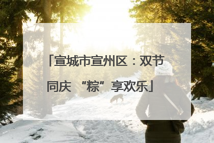 宣城市宣州区：双节同庆 “粽”享欢乐