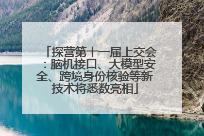探营第十一届上交会：脑机接口、大模型安全、跨境身份核验等新技术将悉数亮相
