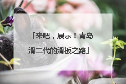 来吧，展示！青岛滑二代的滑板之路