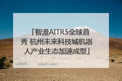智澄AITR5全球首秀 杭州未来科技城机器人产业生态加速成型