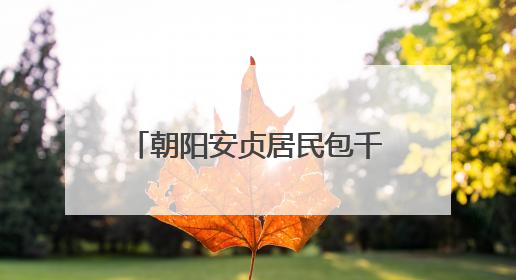 朝阳安贞居民包千个粽子送给劳动者