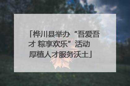 桦川县举办“吾爱吾才 粽享欢乐”活动 厚植人才服务沃土