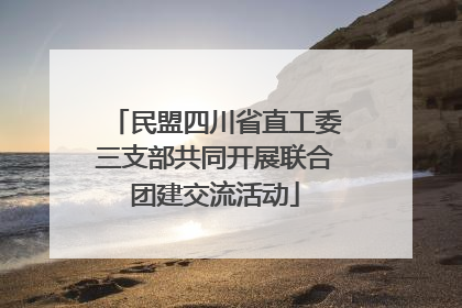 民盟四川省直工委三支部共同开展联合团建交流活动