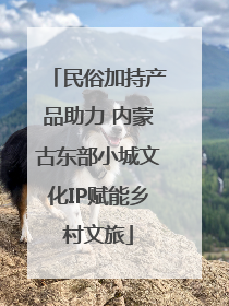 民俗加持产品助力 内蒙古东部小城文化IP赋能乡村文旅