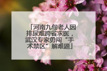 河南九旬老人因排尿难跨省求医，武汉专家勇闯“手术禁区”解难题