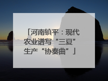 河南镇平：现代农业谱写“三夏”生产“协奏曲”
