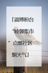 淄博桓台“睦邻集市”点燃社区烟火气