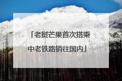 老挝芒果首次搭乘中老铁路销往国内