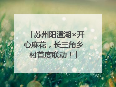 苏州阳澄湖×开心麻花，长三角乡村首度联动！