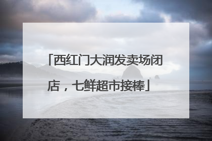 西红门大润发卖场闭店，七鲜超市接棒