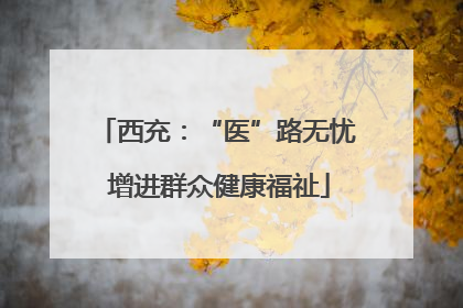 西充：“医”路无忧 增进群众健康福祉