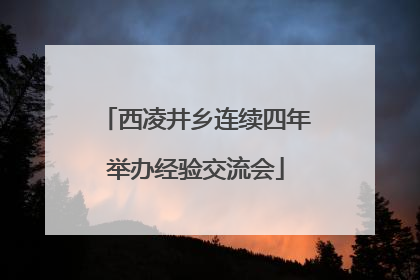 西凌井乡连续四年举办经验交流会