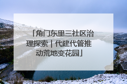 角门东里三社区治理探索｜代建代管推动荒地变花园