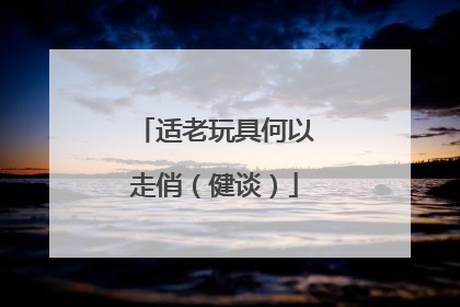 适老玩具何以走俏（健谈）