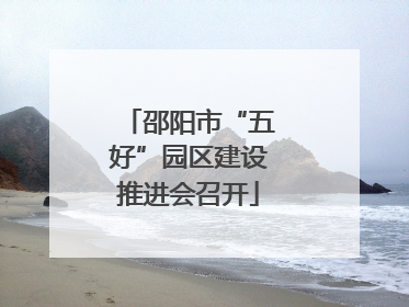 邵阳市“五好”园区建设推进会召开