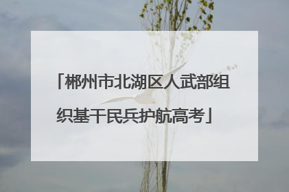 郴州市北湖区人武部组织基干民兵护航高考
