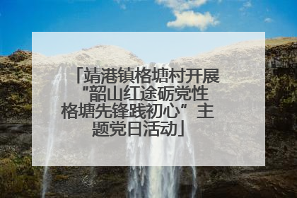 靖港镇格塘村开展“韶山红途砺党性 格塘先锋践初心”主题党日活动