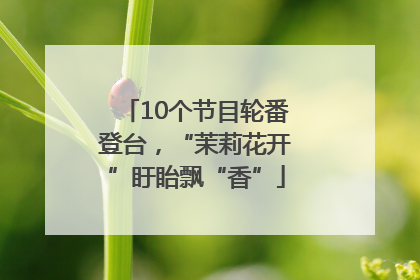 10个节目轮番登台，“茉莉花开”盱眙飘“香”