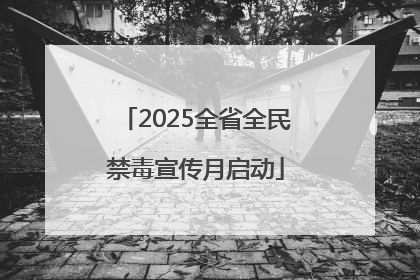 2025全省全民禁毒宣传月启动