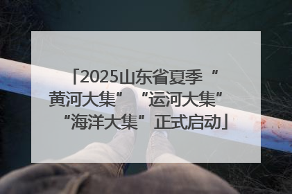 2025山东省夏季“黄河大集”“运河大集”“海洋大集”正式启动