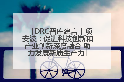 DRC智库建言丨项安波：促进科技创新和产业创新深度融合 助力发展新质生产力